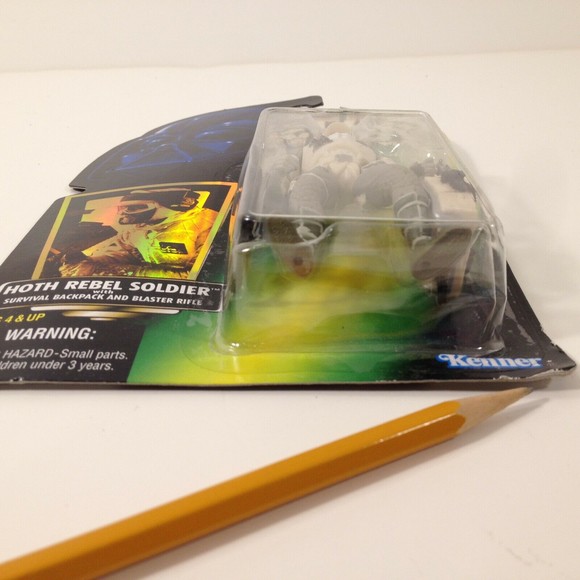 Star Wars Hoth Rebel Soldier Blaster The Power of the Force Kenner #69631 1996 - Picture 11 of 12